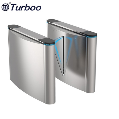 comprar Porta pedestre da barreira da aleta do torniquete do controle de acesso com reconhecimento de cara da impressão digital online manufacture