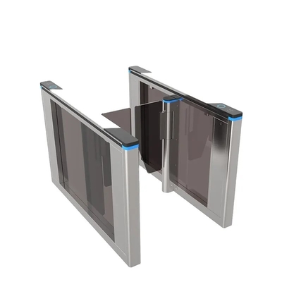 comprar Da barreira de vidro ultra magro do controle de acesso da porta RFID da aleta do balanço da parte alta torniquete pedestre online manufacture