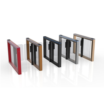 Security Community/Office Entrance Pedestrian Speed Gate and QR Code/RFID Collector