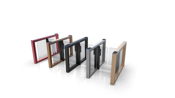 Security Community/Office Entrance Pedestrian Speed Gate and QR Code/RFID Collector