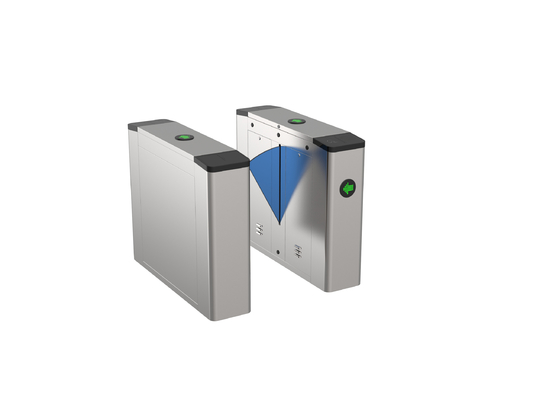 Modern Security Solution 550mm Flap Barrier Turnstile with Dynamic Indicator Light