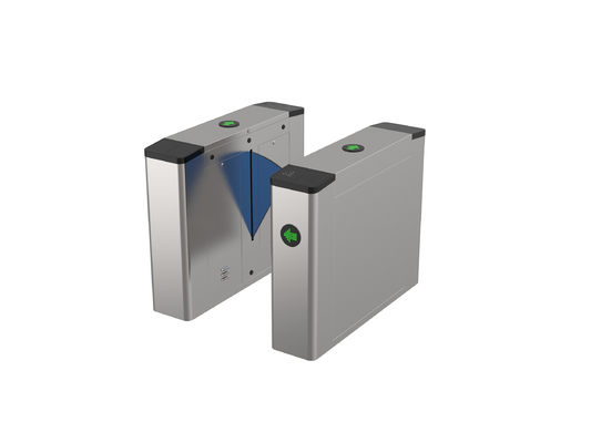 Modern Security Solution 550mm Flap Barrier Turnstile with Dynamic Indicator Light