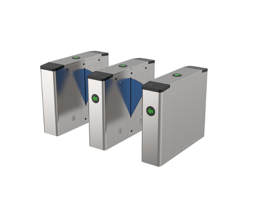 Modern Security Solution 550mm Flap Barrier Turnstile with Dynamic Indicator Light