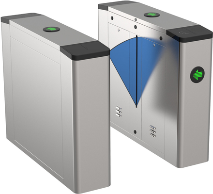 Modern Security Solution 550mm Flap Barrier Turnstile with Dynamic Indicator Light