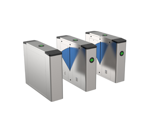 Modern Security Solution 550mm Flap Barrier Turnstile with Dynamic Indicator Light