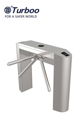comprar sistema de aço inoxidável do controle de acesso da altura 304 da cintura da porta do torniquete do tripé de 24V 50W online manufacture