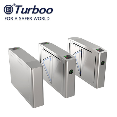 comprar Torniquete da barreira da aleta da altura da cintura/controle de acesso pedestre da porta do torniquete online manufacture