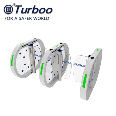 comprar O rolo oval do aço frio da espessura da forma 2.0mm escovou a porta movida a motor do torniquete da velocidade do braço do balanço online manufacture