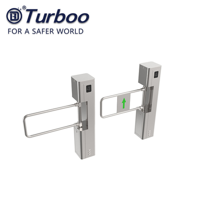 comprar A porta da barreira do balanço da entrada do supermercado do SUS, barreiras pedestres do controle de acesso de 24V 50W bloqueia o torniquete da porta de balanço online manufacture
