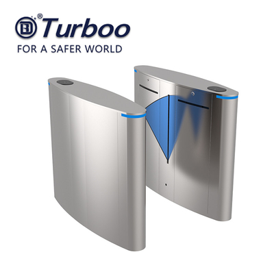 comprar Sistema retrátil da porta do torniquete da altura da cintura de Barrie RFID da aleta SUS304 online manufacture