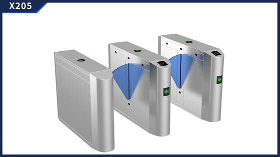 Ácido acrílico azul SUS304 Flap de segurança de aço inoxidável Porta de barreira RFID IC ID CARD Sistema de controle de acesso