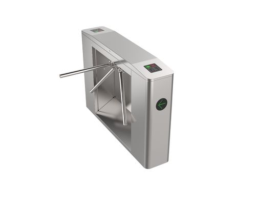 SUS304 Turnstile de tripé para pedestres totalmente/semi-automático para ginásio/centro de fitness