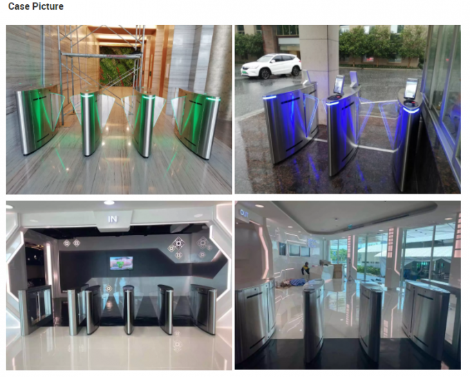 Sistemas óticos da entrada dos torniquetes da barreira da barreira da aleta da desvantagem para o lugar da parte alta 2