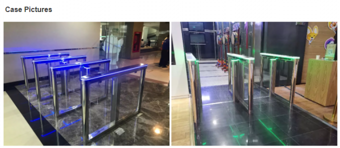 Painel acrílico 10mm transparente totalmente automático das asas do torniquete à altura da cintura impressionante 1
