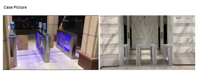 100V - controle de acesso de baixo nível de ruído das portas eletrônicas do torniquete 240V para interno exterior 1