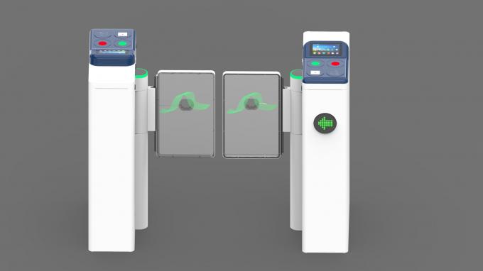 Display LED Flap Swing Barrier Gate Speed Gate Turnstile Com RFID / Reconhecimento Facial 2