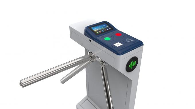 Rodas de aço laminadas a frio Trípode Vertical Turnstile, Trípode revestido em pó Porta Turnstile 0