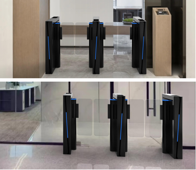 Porta de alta velocidade de liga de alumínio portas de alta segurança sistemas de servo motor para edifícios de escritórios em ambientes internos 1