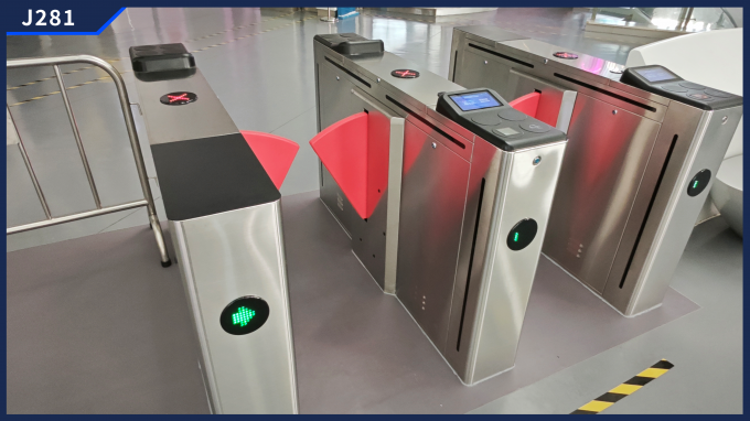 Flap Turnstile Gate J281 Profissional ODM/OEM Ability System Gestão de software 4