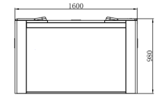 Flap Turnstile Gate J281 Profissional ODM/OEM Ability System Gestão de software 1