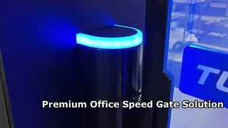 Ver: Nova LA3219H Showcase Porta de controle de acesso de entrada de prédio de escritórios Torniquete Speed ​​Gate