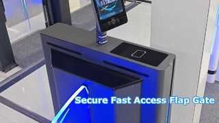 Um olhar mais atento: Porta de barreira anti-clip infravermelha automática de liga de alumínio LA2218