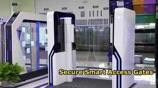 Apresente EF3213 Smart Canteen Swing Gate Tornique Hotel Restaurant Swing Barrier Gate para você